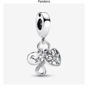 Pandora Family Infinity Triple Dangle Charm